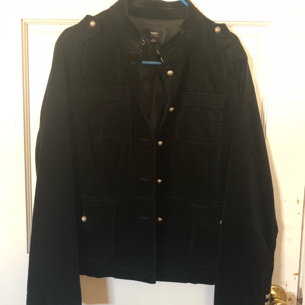 Mossimo Jacket * Velvet * Black * XL